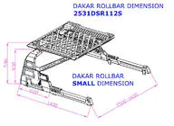 SsangYong Musso II 2018– Rollbar met bagagemand Dakar foto 5