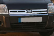 Ford Connect 2006–2009 RVS sierlijsten voor radiateurgrille foto 1