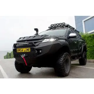 Voorbumper met carterbescherming Dakar (2019+) Mitsubishi L200 2015–2024 foto 1