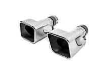 Range Rover Sport 2005–2013 Uitlaateindstukken V2 (2 stuks, RVS) foto 2