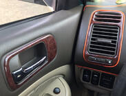 Honda Civic Sedan VII 2001–2006 Dashboarddecor Aluminium foto 2
