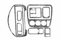 Honda CRV 1996–2001 Dashboarddecor Aluminium foto 4