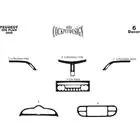 Peugeot 206 1998–2024 Dashboardpanelen (Meric, Plus, 2009↗) foto 2