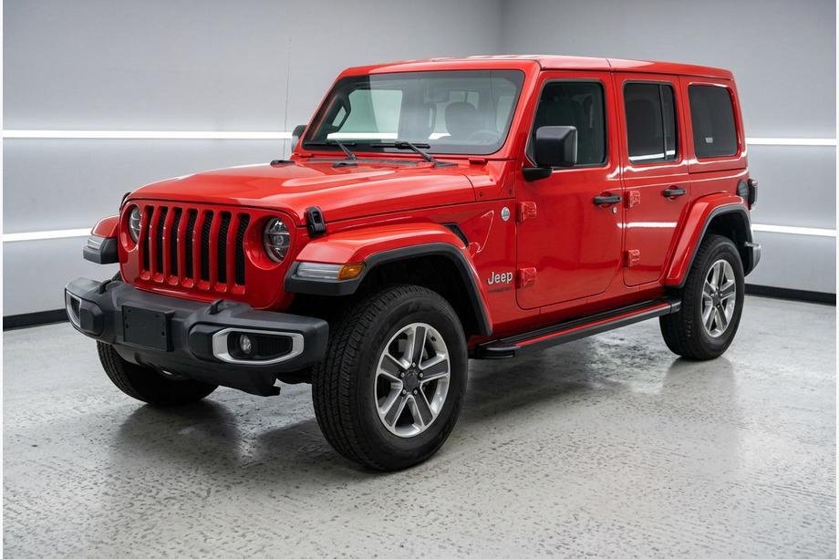 Jeep Wrangler 2018– Side steps Maya Red (2 stuks, aluminium) Image