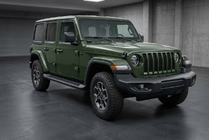 Jeep Wrangler 2018– Allmond Black side steps (2 st., aluminium) foto 1