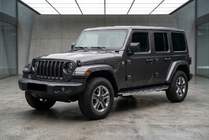 Jeep Wrangler 2018– BlackLine side steps (2 stuks, aluminium) foto 1