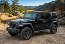 Jeep Wrangler 2018– Tayga Black zijtreden (set van 2, aluminium) foto 1
