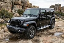 Jeep Wrangler 2018– Zijdrempels Vision New Grey (set van 2, aluminium) foto 1