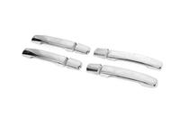 Nissan Qashqai 2007–2010 Uitverkoop! Deurgreep covers zonder sleutelgat (4 stuks, RVS) foto 2