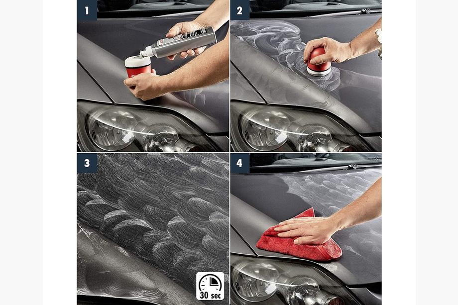 Sonax NanoPro kleurwax polish grijs 250 ml Foto 2