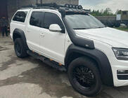 Volkswagen Amarok 2010–2022 Voorruitvizier voor dakdrager DAKAR (LED) foto 4