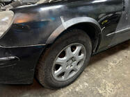 Mercedes S-Class W220 1998–2005 Wielkast-/spatbordrandlijsten (4 stuks, zwart, ABS-kunststof) foto 1