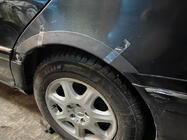 Mercedes S-Class W220 1998–2005 Wielkast-/spatbordrandlijsten (4 stuks, zwart, ABS-kunststof) foto 2
