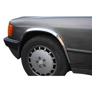Wielkastlijsten 1982-1989 (4 stuks, RVS) Mercedes W201 (190) 1982–1993 foto 1