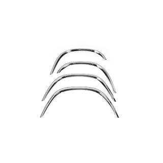 Wielkastlijsten 1982-1989 (4 stuks, RVS) Mercedes W201 (190) 1982–1993 foto 3