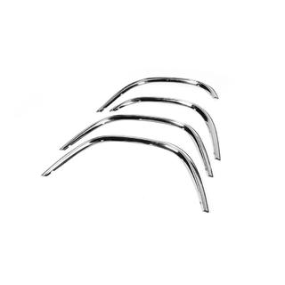 Wielkastlijsten 1982-1989 (4 stuks, RVS) Mercedes W201 (190) 1982–1993 foto 2