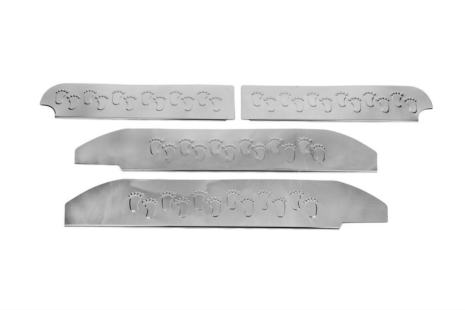 Mercedes Vito W639 2004–2014 Interieur instaplijsten V2 (Carmos) Set van 4 stuks, Carmos - Turks staal Foto 3