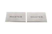 Renault Master 1998–2010 Interieur dorpellijsten Carmos V1 (2 stuks, RVS) foto 2