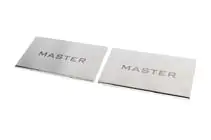Renault Master 1998–2010 Interieur dorpellijsten Carmos V1 (2 stuks, RVS) foto 1