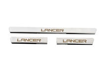 Mitsubishi Lancer 9 2004–2008 AFPRIJZING! Carmos instaplijsten (3 stuks, RVS) foto 1