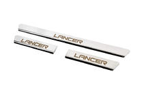 Mitsubishi Lancer 9 2004–2008 AFPRIJZING! Carmos instaplijsten (3 stuks, RVS) foto 2