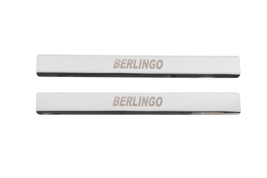 Citroen Berlingo 1996–2008 RVS instaplijsten Carmos V2 (2 stuks) Image