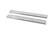 Peugeot Bipper 2008–2017 Carmos V2 dorpellijsten (2 stuks, RVS) foto 1