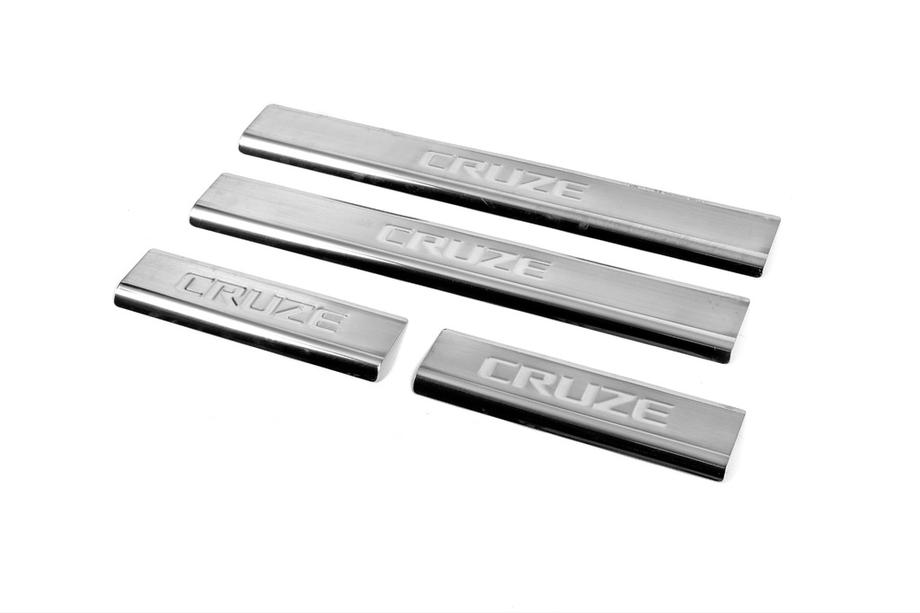 Chevrolet Cruze 2009–2015 Chrom dorpellijsten V2 (4 stuks, Carmos) Image