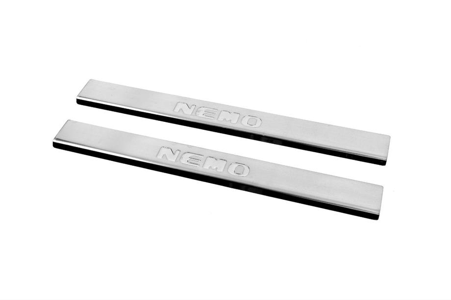 Citroen Nemo 2007–2017 Carmos V2 dorpellijsten (2 stuks, RVS) Image
