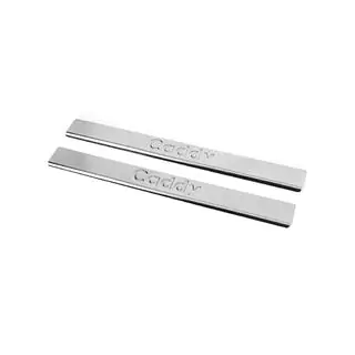 Carmos V2 dorpellijsten (2 stuks, RVS) Volkswagen Caddy 2004–2010 foto 1