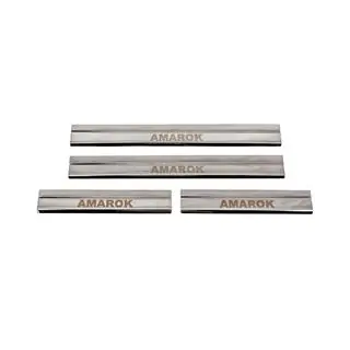 Carmos V3 dorpellijsten (4 stuks, RVS) Volkswagen Amarok 2010–2022 foto 1