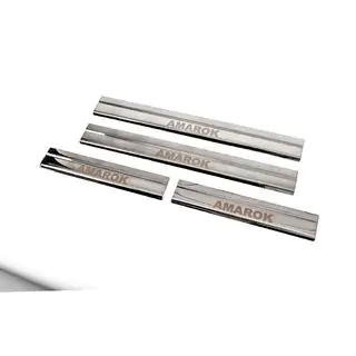 Carmos V3 dorpellijsten (4 stuks, RVS) Volkswagen Amarok 2010–2022 foto 2