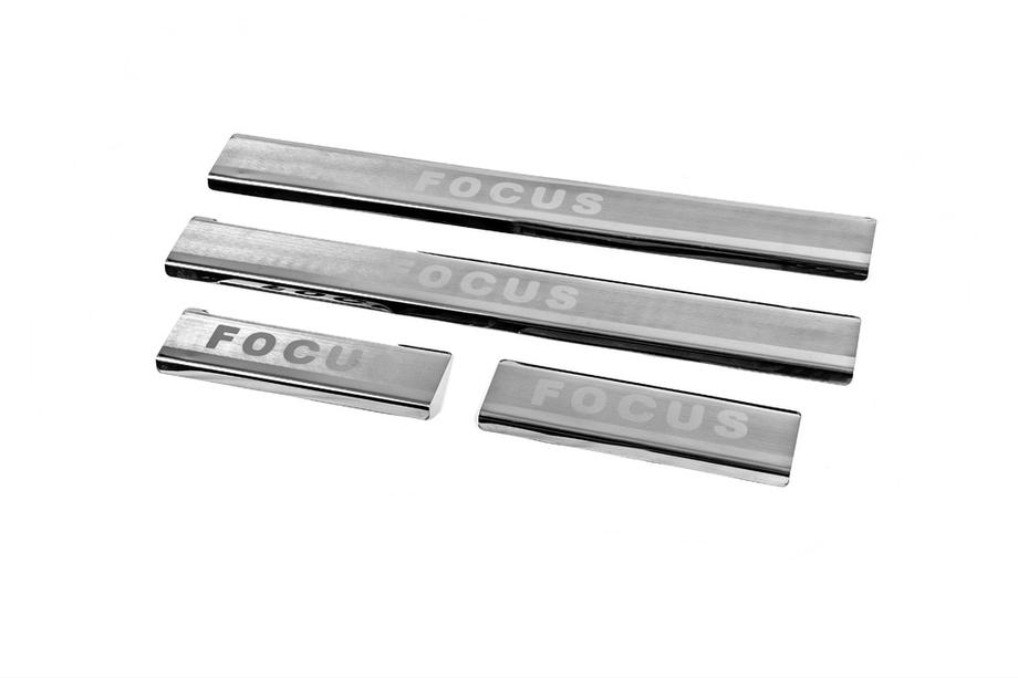 Ford Focus I 1998–2005 RVS instaplijsten Carmos V2 (4 stuks) Foto 1
