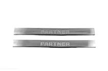 Peugeot Partner 1996–2008 Dorpellijsten V2 (Carmos, 2 stuks, staal) foto 2
