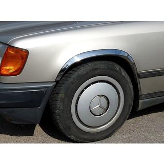 Wielkastlijsten 1985-1989 (4 st., RVS) Mercedes E-сlass W124 1984–1997 foto 1
