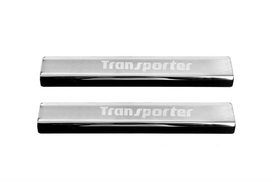 Volkswagen T5 Transporter 2003–2010 Carmos V3 dorpellijsten (2 stuks, RVS) Foto 2