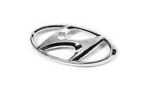 Hyundai Accent 2011–2017 Embleem (2 pinnen, 170 x 85 mm) foto 2