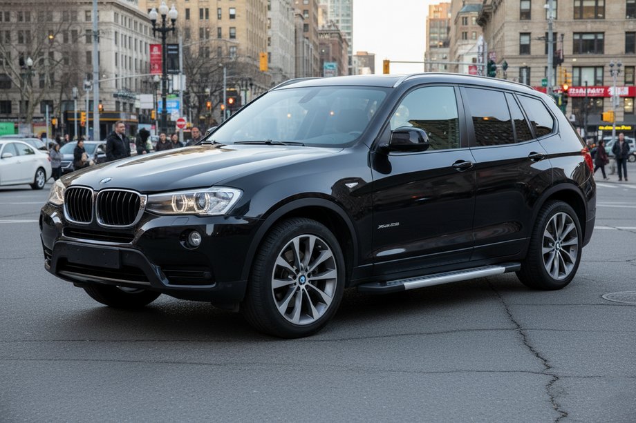BMW X3 F25 2011–2018 Zijdrempels Vision New Grey (set van 2, aluminium) Image