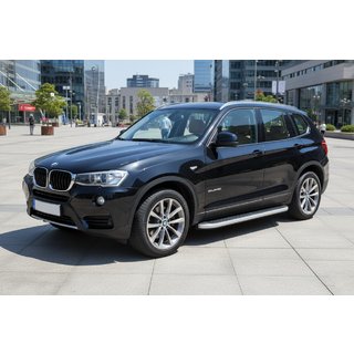 Side steps Tayga Grey (2 stuks, aluminium) BMW X3 F25 2011–2018 foto 1