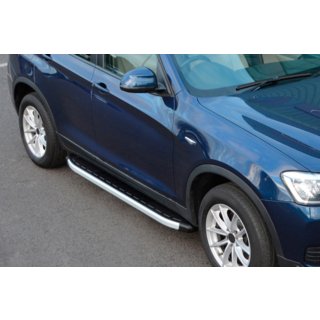 Fullmond side steps (2 stuks, aluminium) BMW X3 F25 2011–2018 foto 1