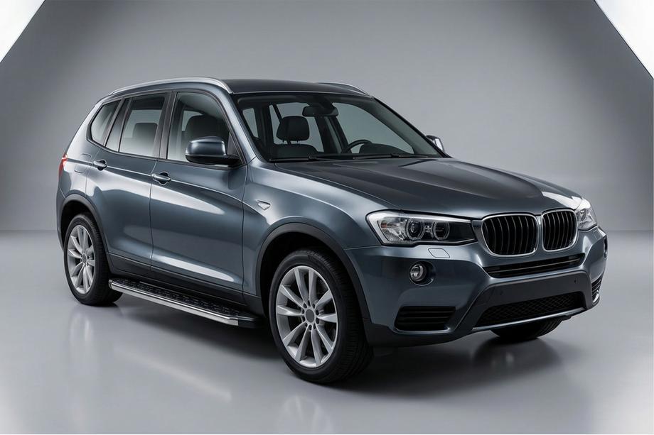 BMW X3 F25 2011–2018 BlackLine side steps (2 stuks, aluminium) Image