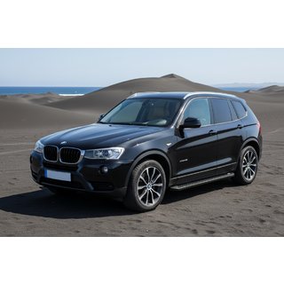 Allmond Black side steps (2 st., aluminium) BMW X3 F25 2011–2018 foto 1