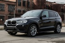 BMW X3 F25 2011–2018 Bosphore Black zijtreden (2 stuks, aluminium) foto 1