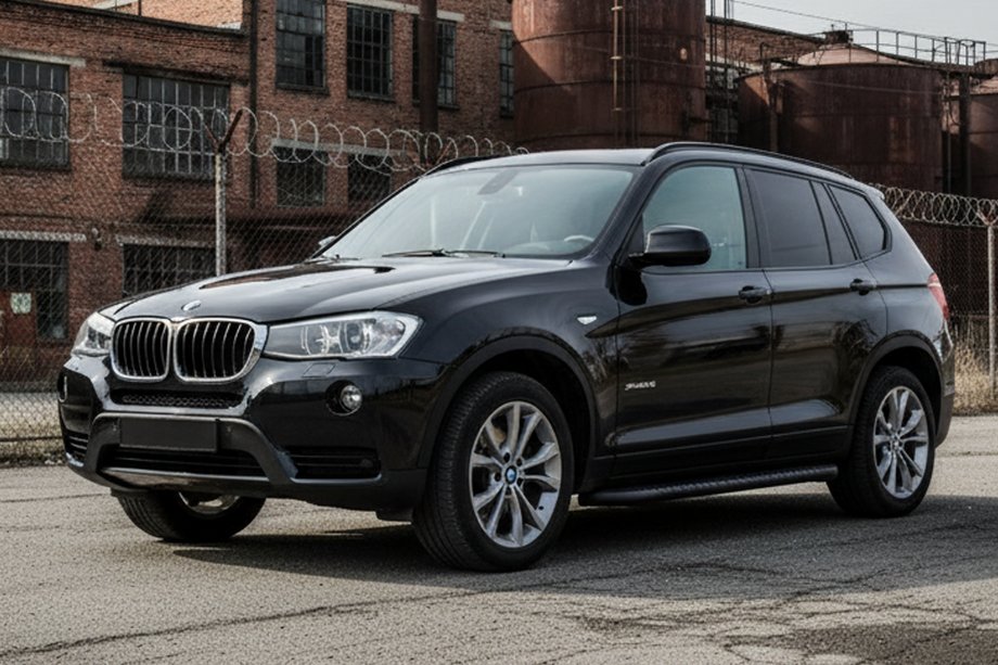 BMW X3 F25 2011–2018 Bosphore Black zijtreden (2 stuks, aluminium) Image