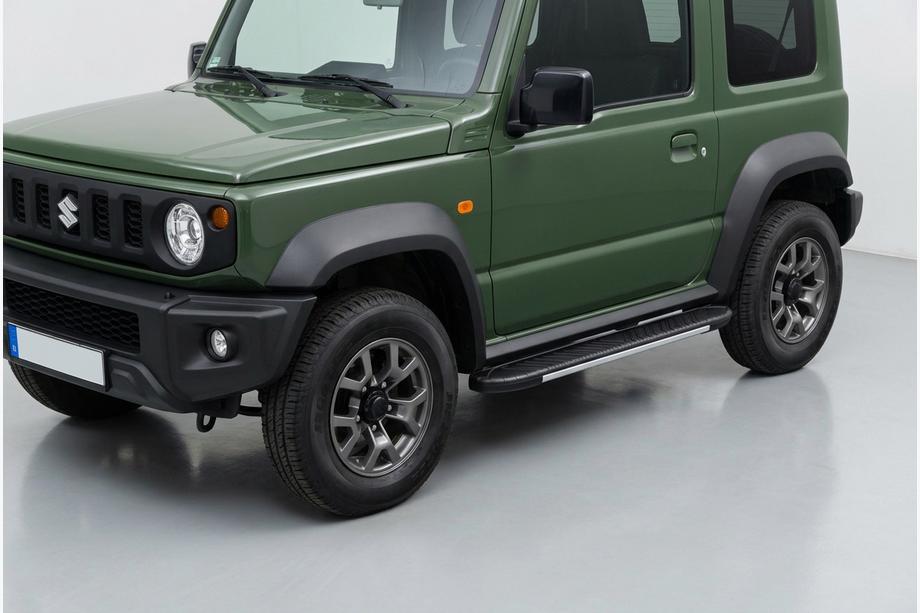 Suzuki Jimny 2018– Bosphore Grey zijtreden (set van 2, aluminium) Image