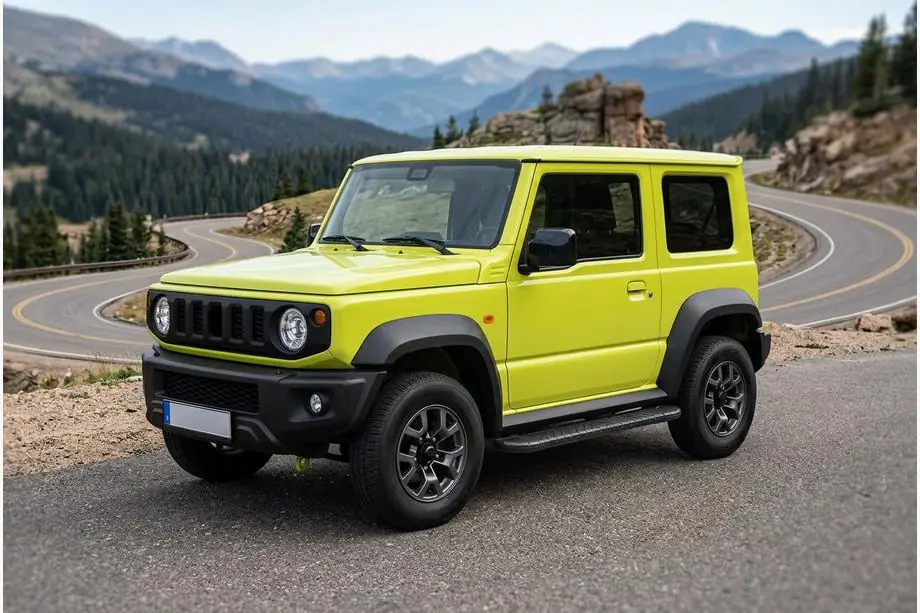 Suzuki Jimny 2018– Bosphore Black zijtreden (2 stuks, aluminium) Image