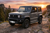Suzuki Jimny 2018– Allmond Black side steps (2 st., aluminium) foto 1