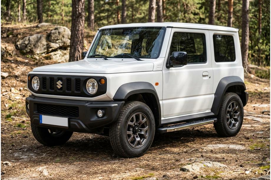 Suzuki Jimny 2018– BlackLine side steps (2 stuks, aluminium) Image