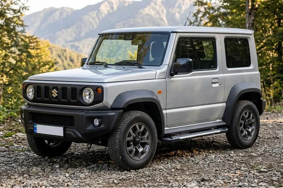 Suzuki Jimny 2018– Side steps Line (2 stuks, aluminium) Image