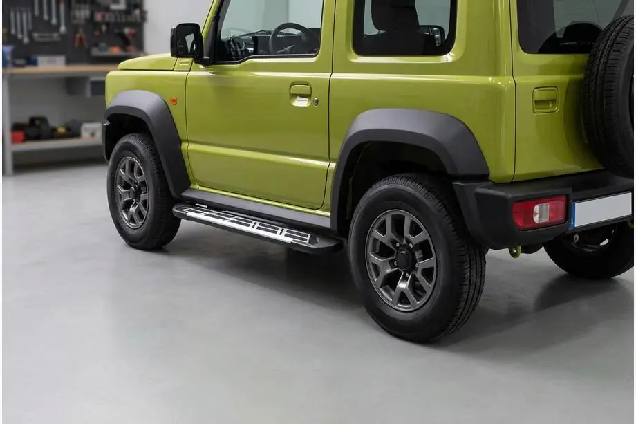 Suzuki Jimny 2018– Sunrise side steps (set van 2, aluminium) Image